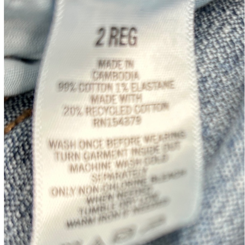 Aeropostale Womens High Rise Flare Jeans Dark Wash Blue Size 2 Regular Stretch - Picture 4 of 7